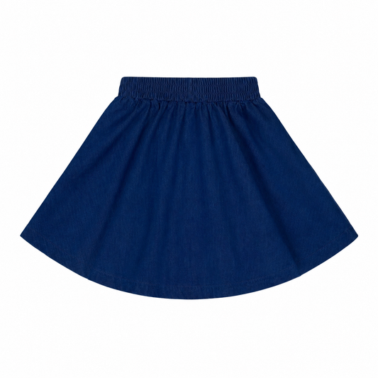 Dark Denim Circle Skirt