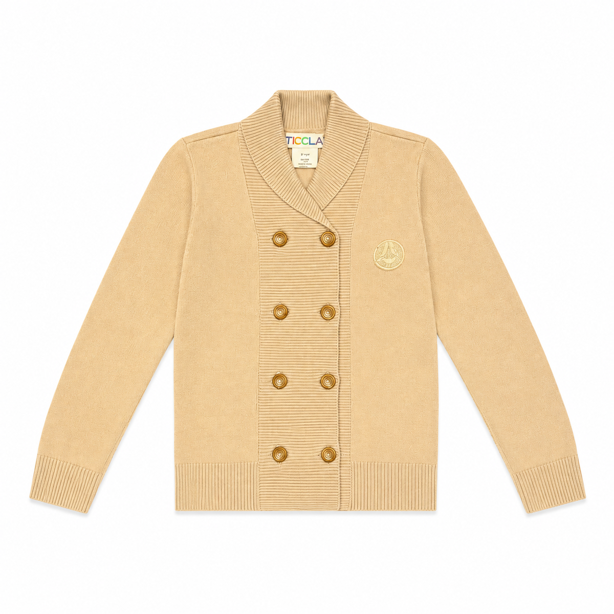Oat Double Breasted Cardigan