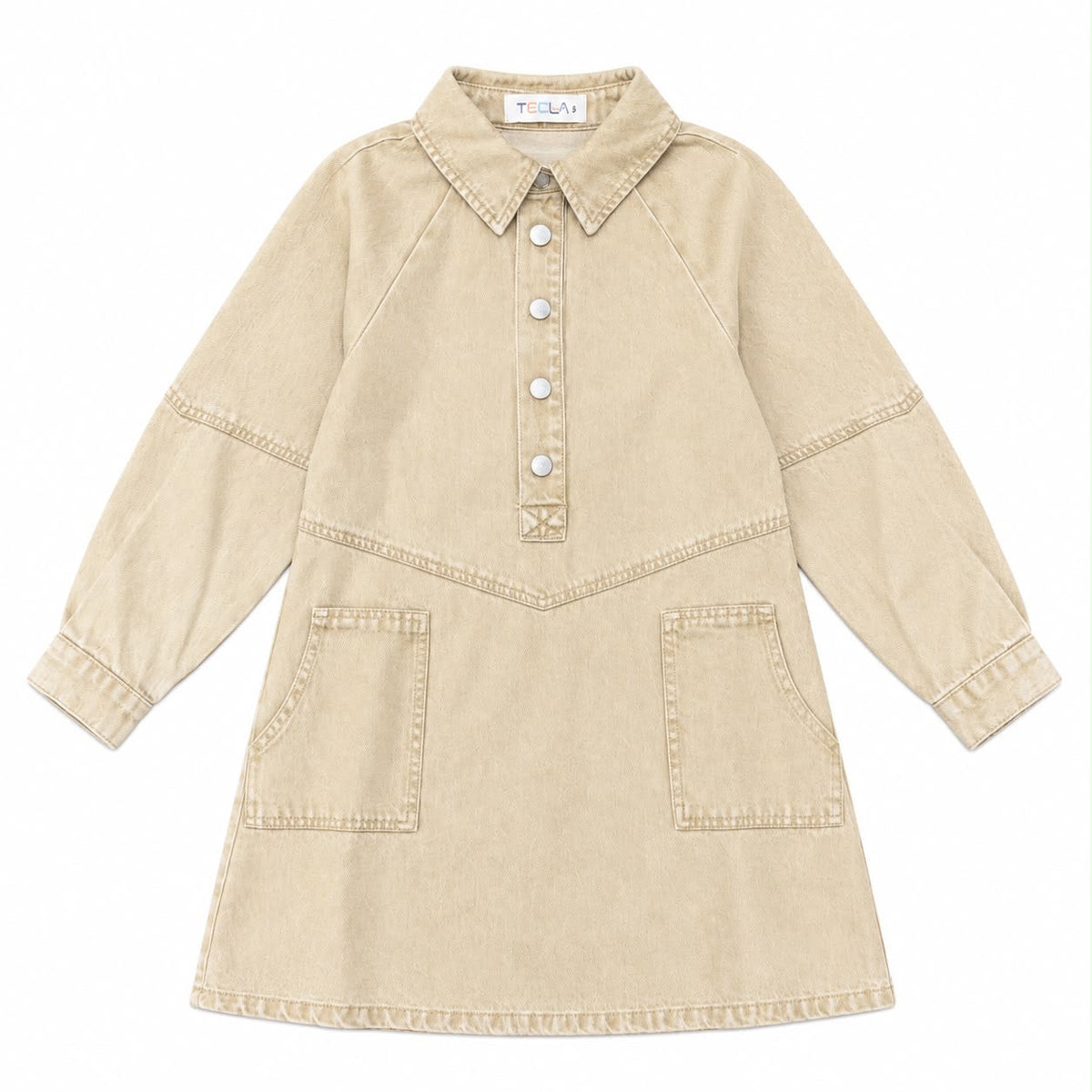 Taupe Twill Dress
