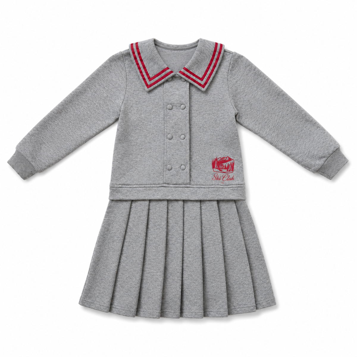 Heather Grey Ski Club Dress