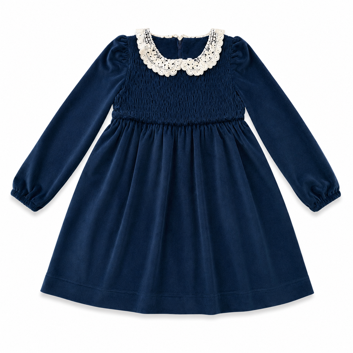 Navy Velvet Dress