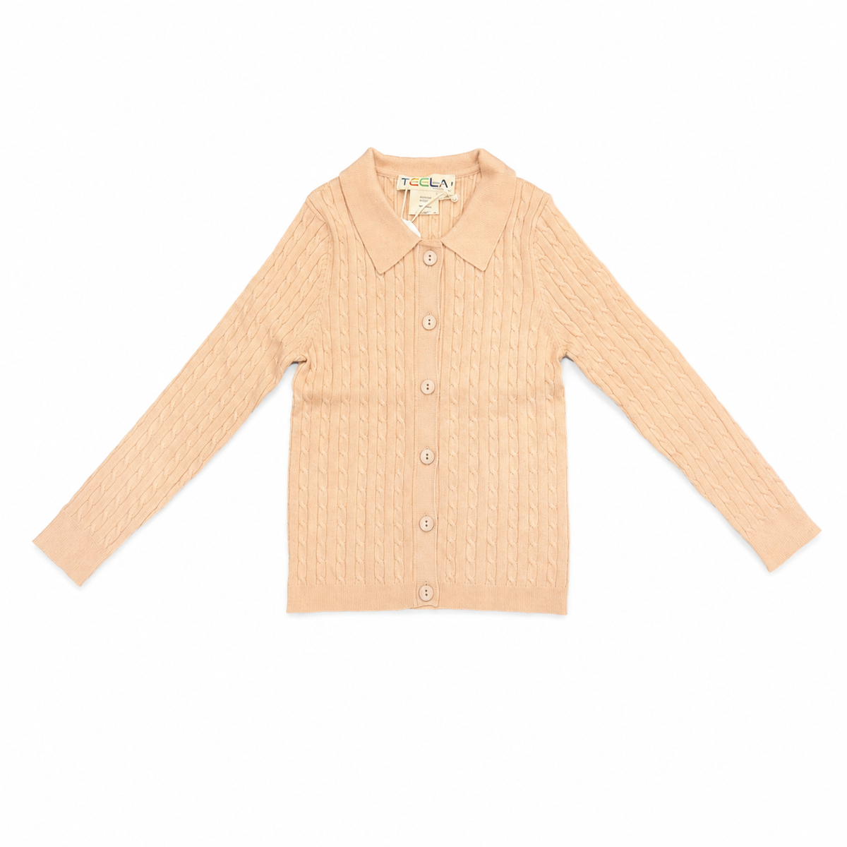 Oat Knit Cable Cardigan