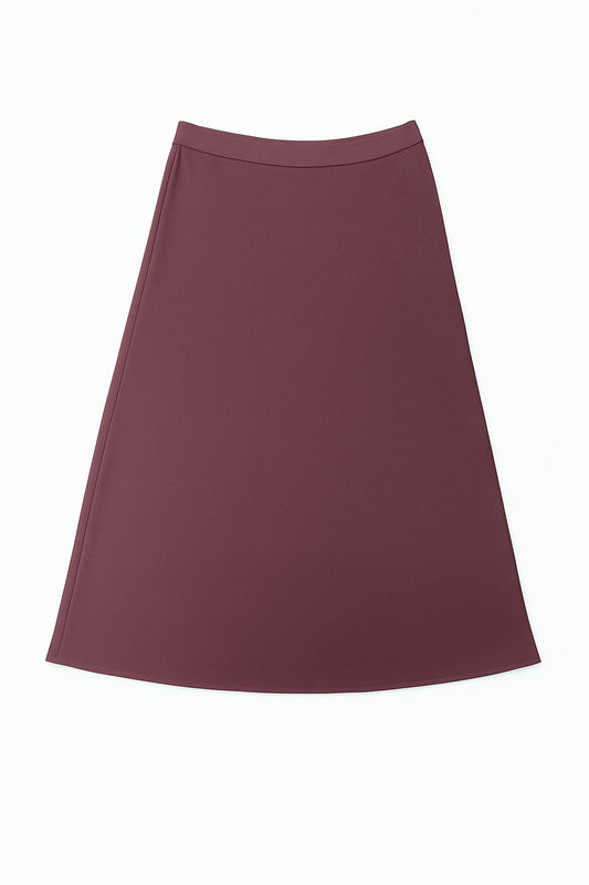 Plum Slip Skirt