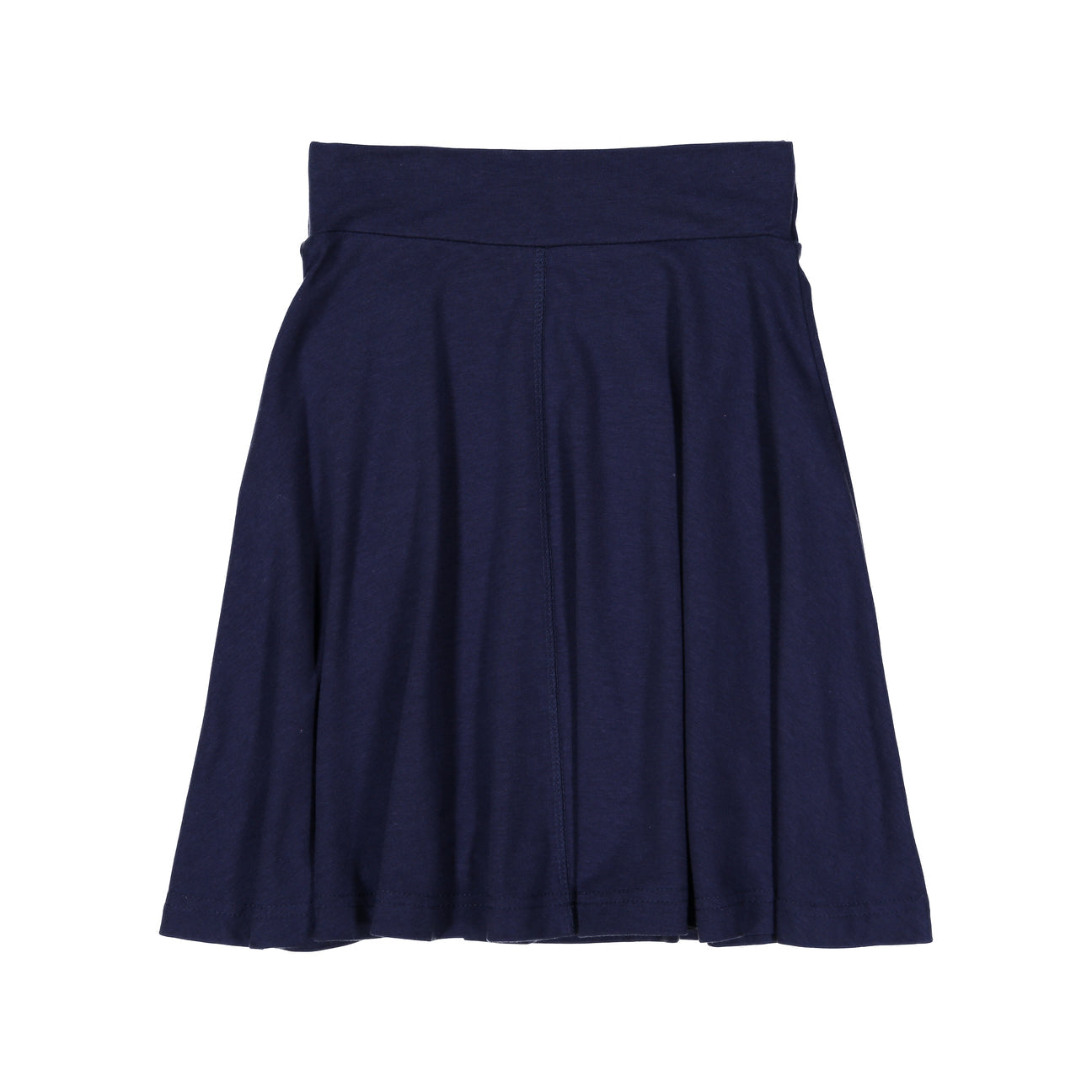 Navy Teen Basic Knit Circle Skirt