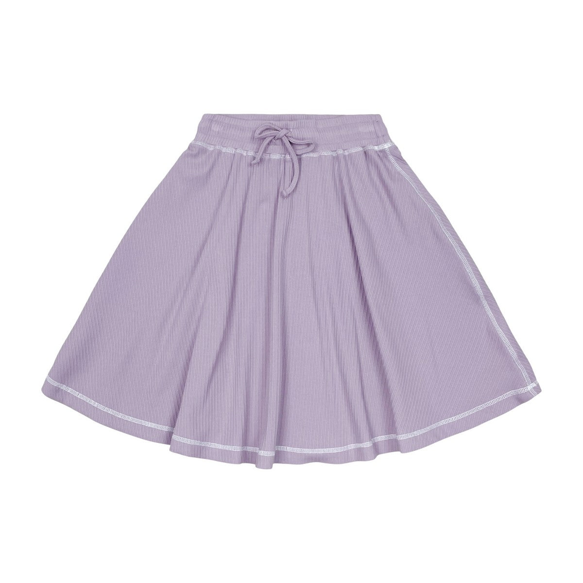 Violet Contrast Wrap Skirt
