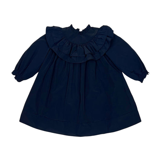 Navy Taffeta Dress