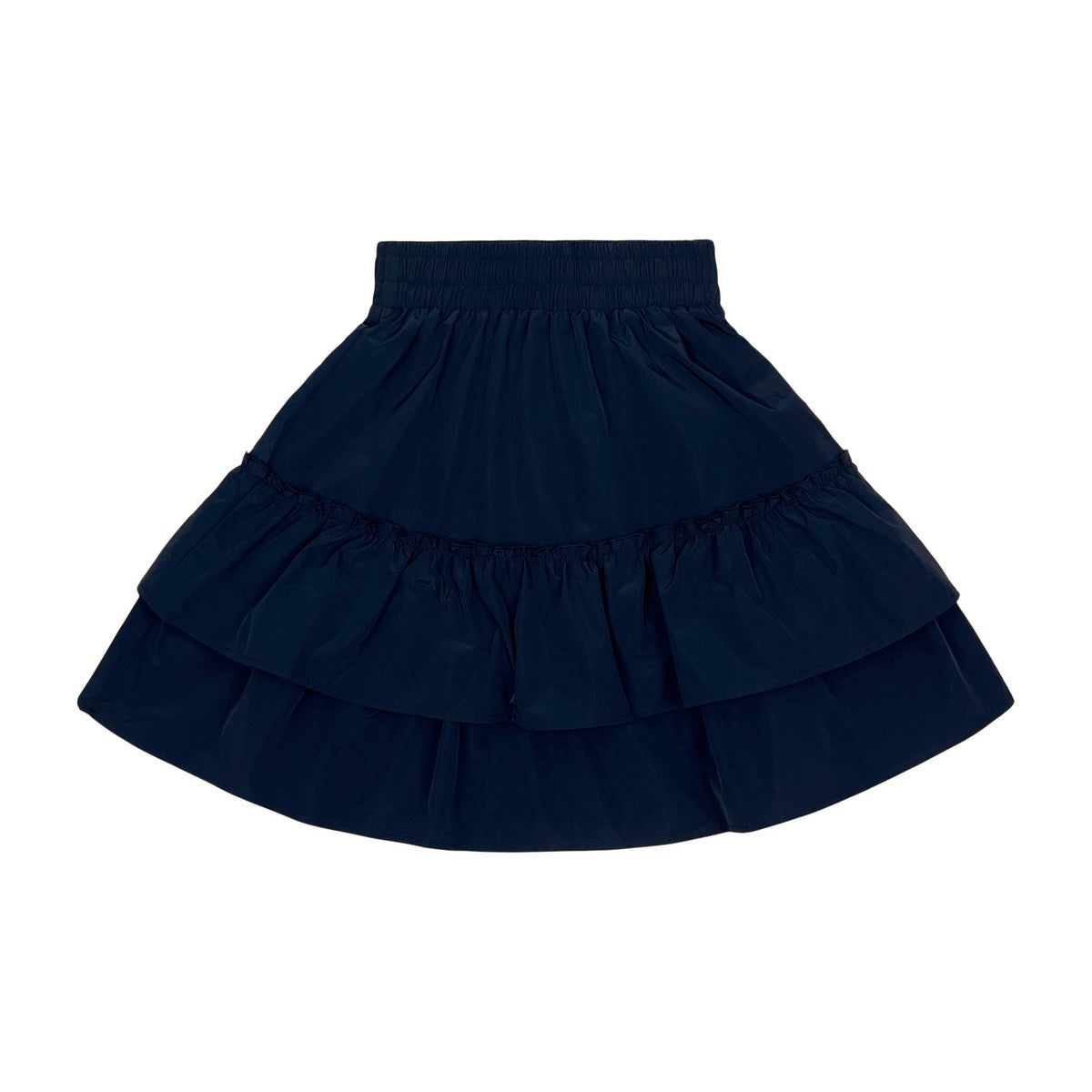 Navy Tafetta Skirt