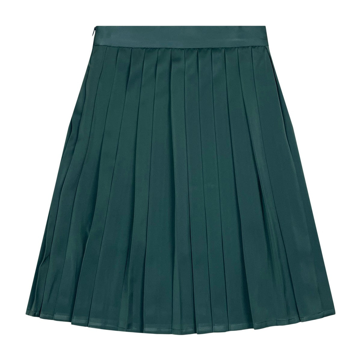 Moss Silky Pleated Skirt