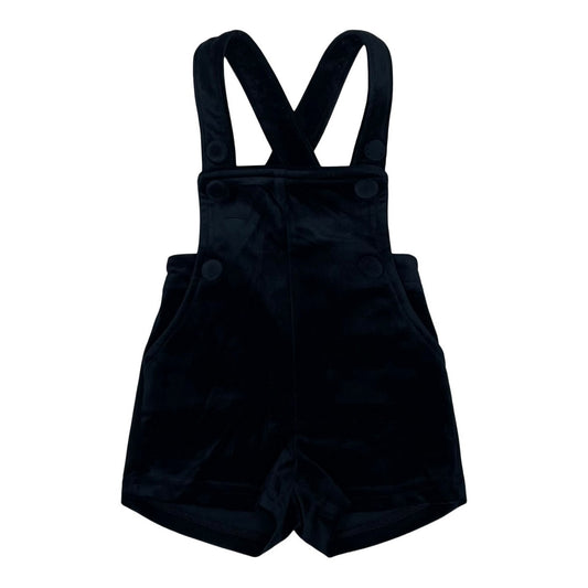 Black Baby Boy Velvet Overall