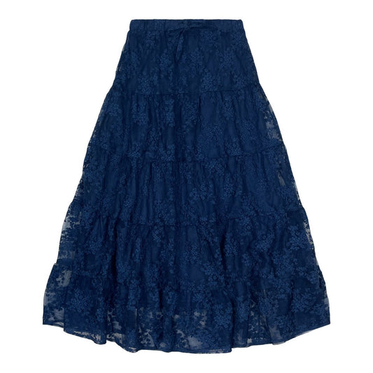 Blue / Navy Mesh Skirt