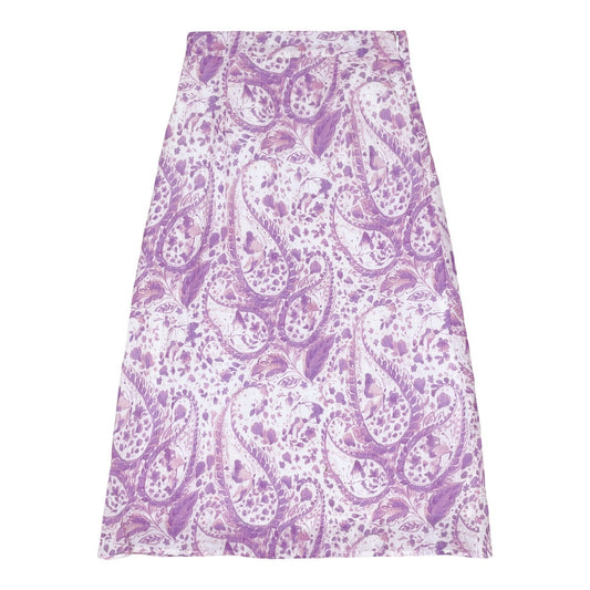 Purple Paisley Skirt