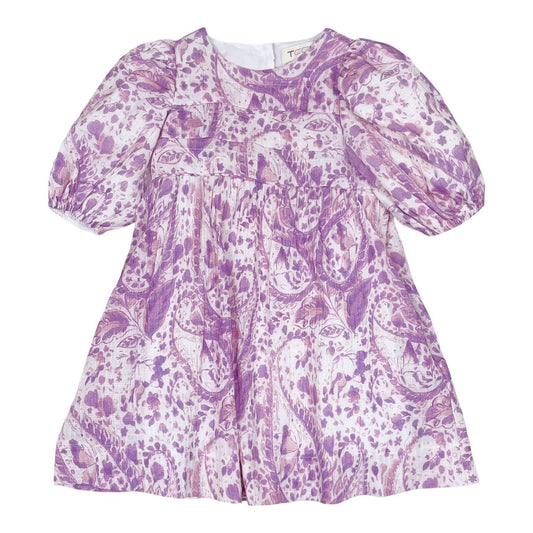 Purple Paisley Dress