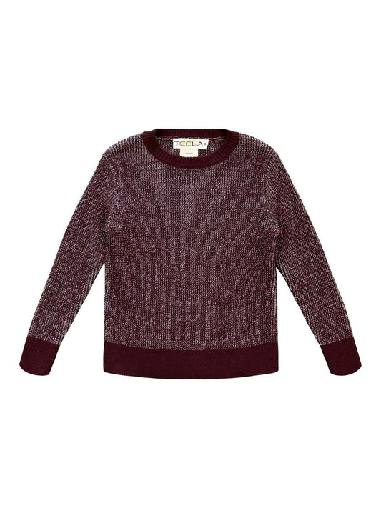 Burgundy Marled Sweater