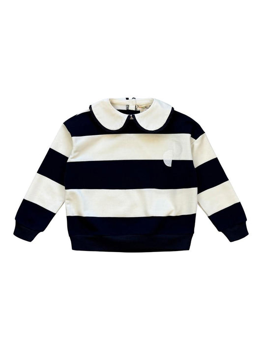 Navy Stripe Girl Top