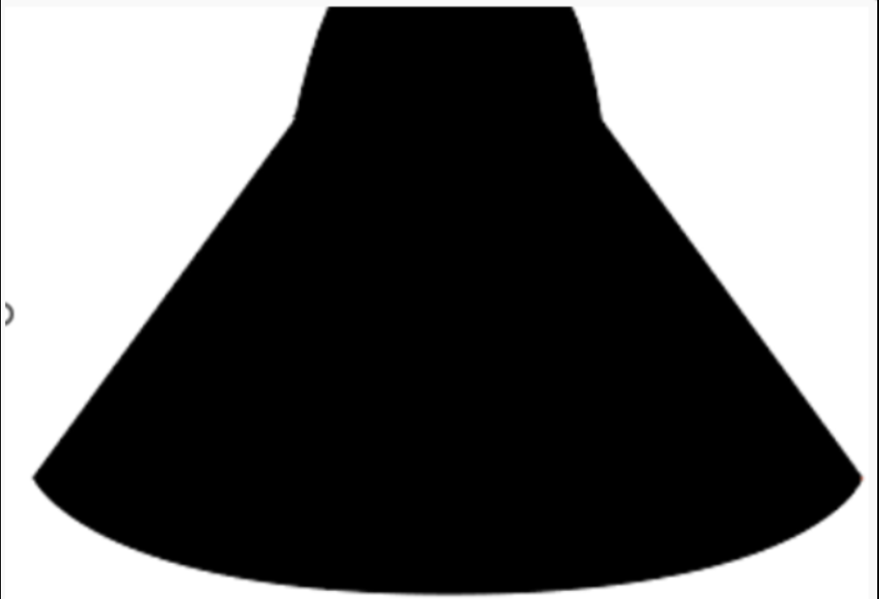 Black Ponte Circle Skirt