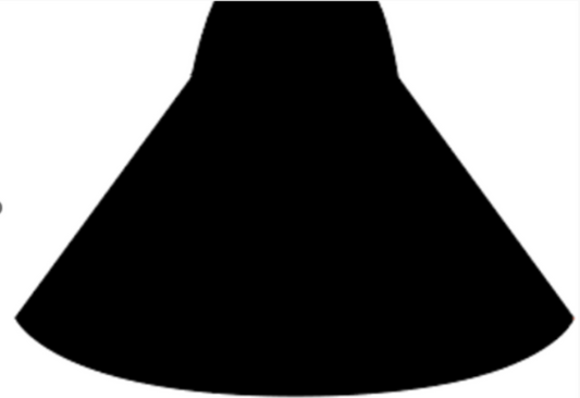 Black Ponte Circle Skirt