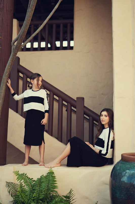 Black Stand Alone Girls Top