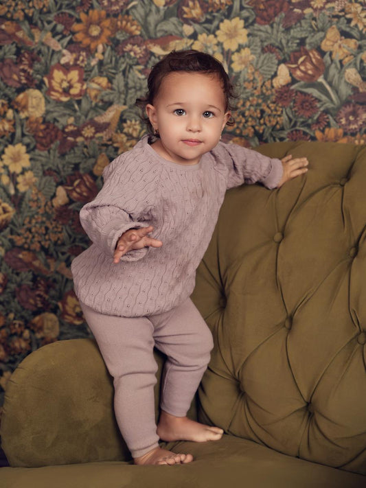 Mauve Wave Baby Set