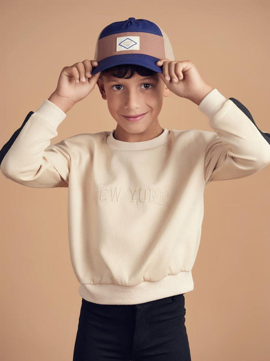Beige Pull Boy Top