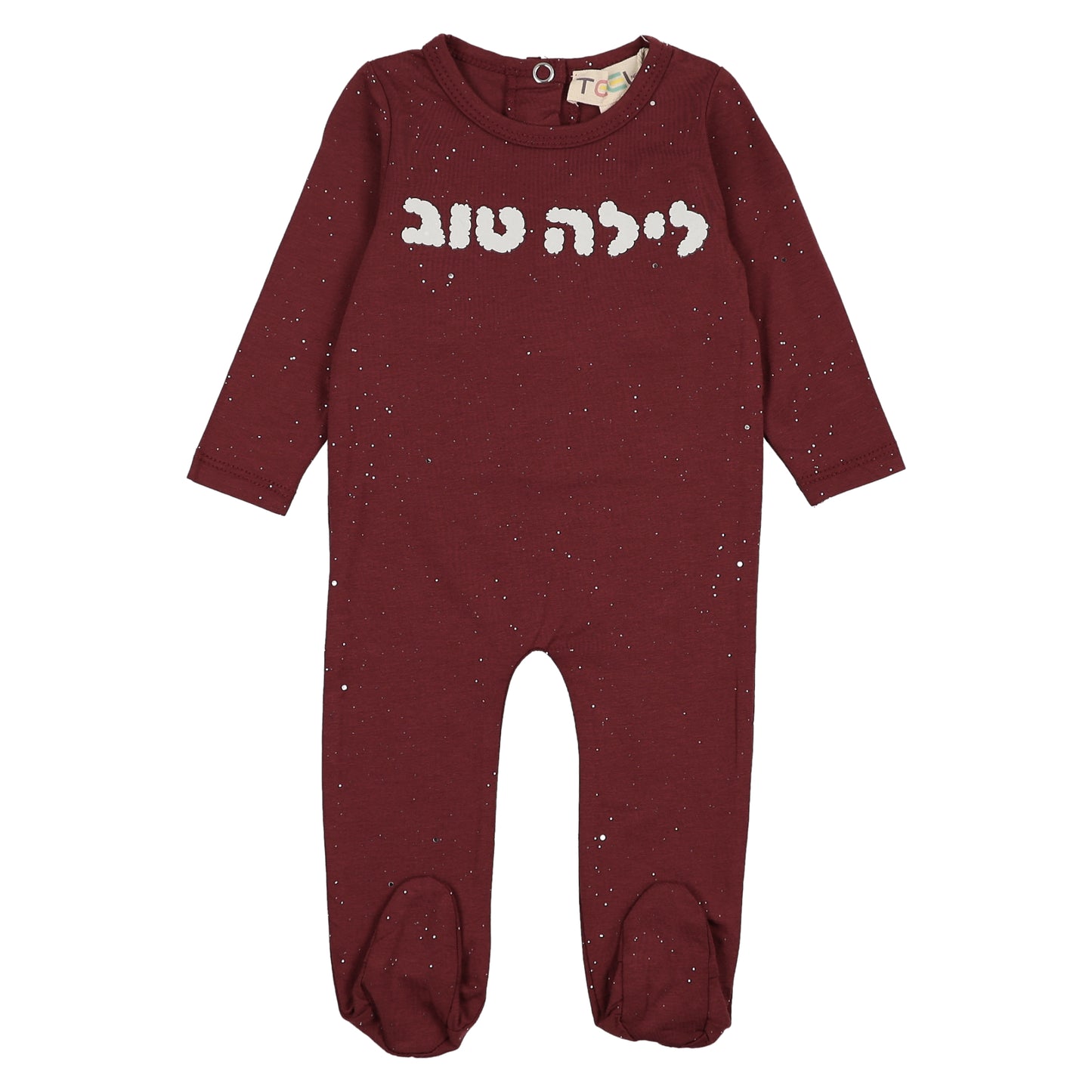 Burgundy Layla Tov Footie