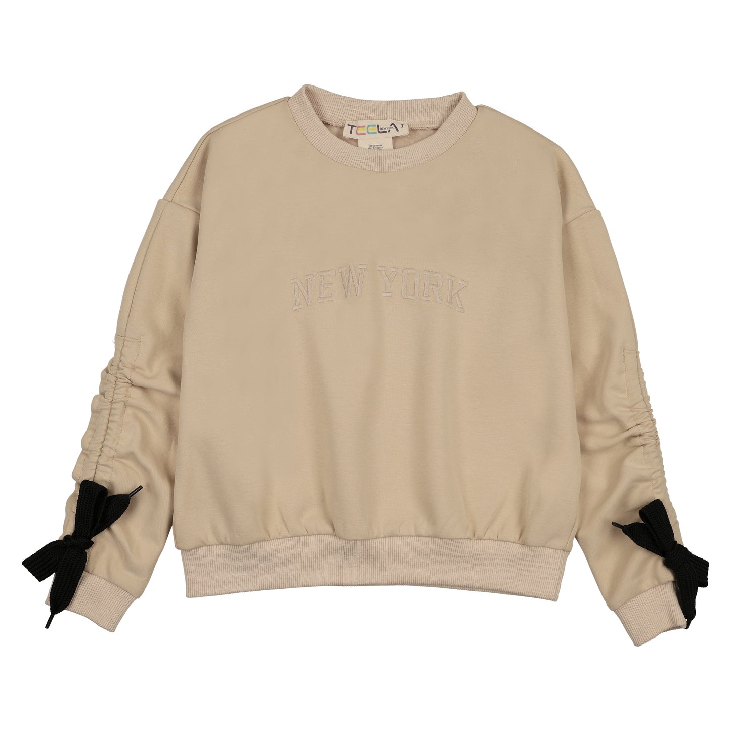Beige Pull Girl Top