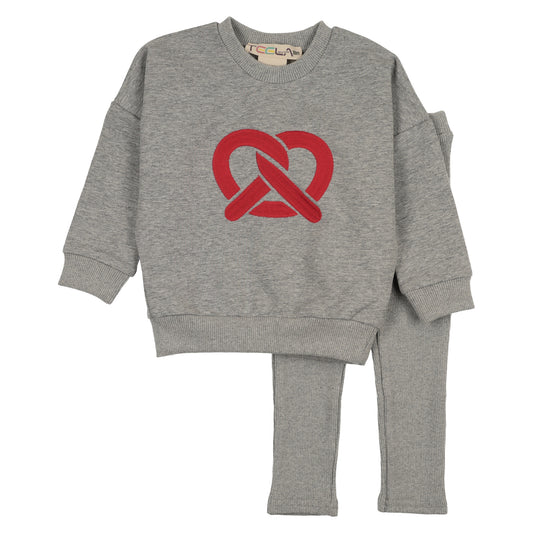 Grey Pretzel Set