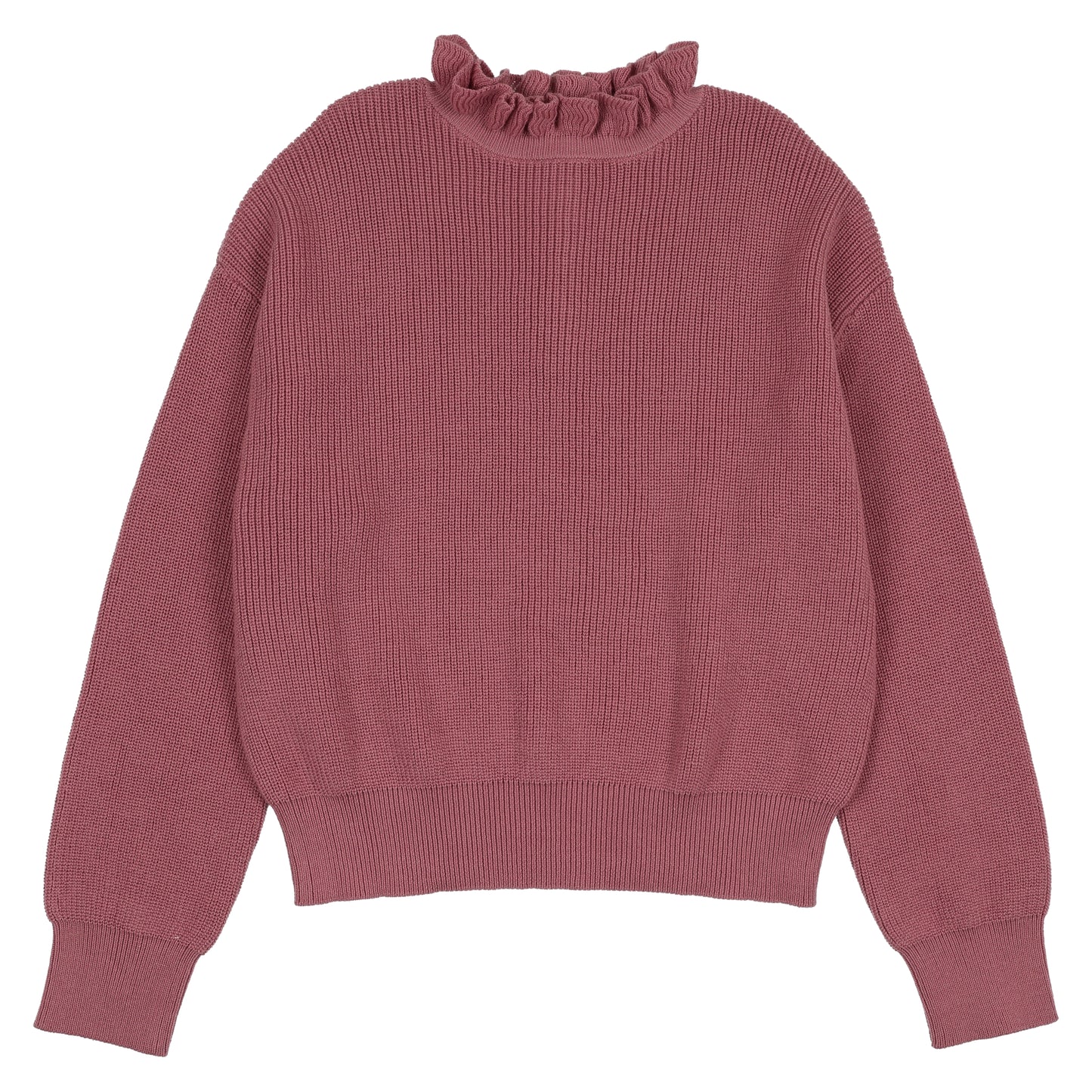 Orchid Ruffle Knit Top