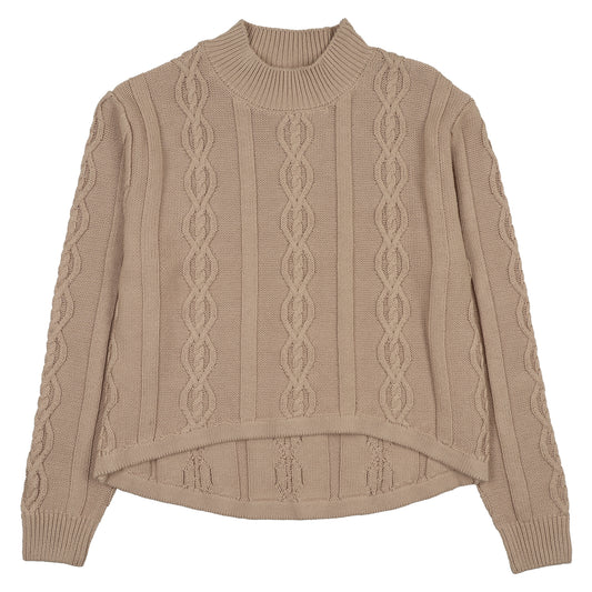Oat Cable Sweater