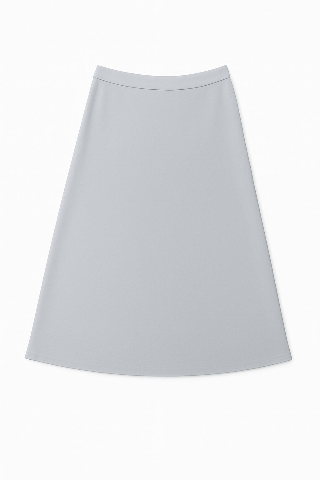 Silver Slip Skirt