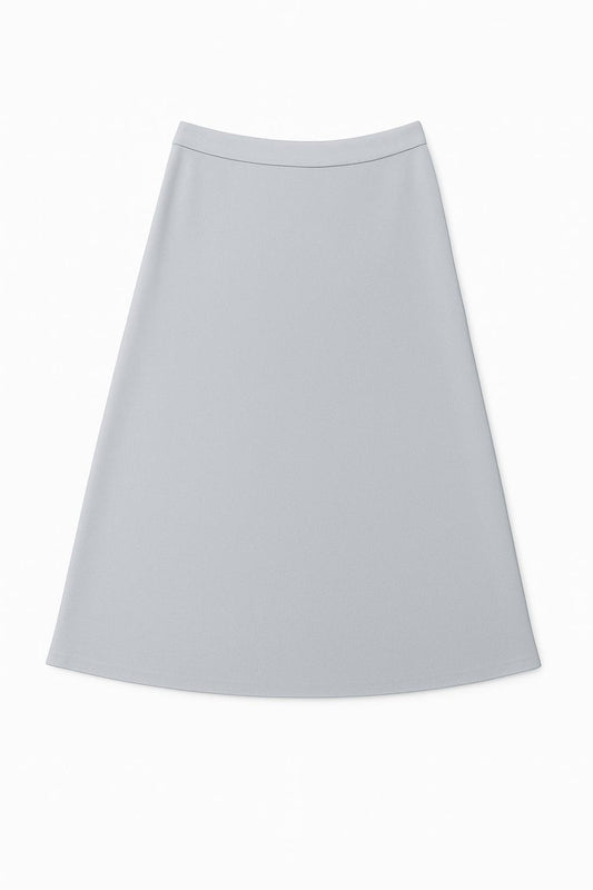 Silver Slip Skirt