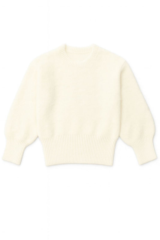 Ivory Mohair Sweater