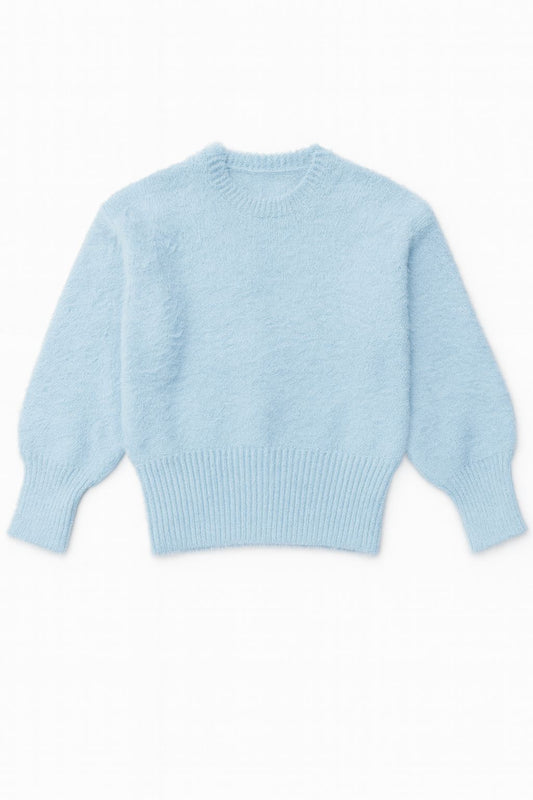 Powder Blue Mohair Sweater
