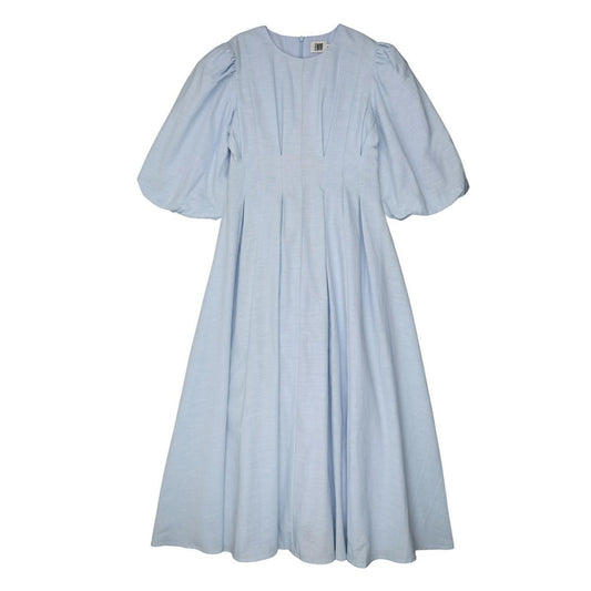 Sky Pleated Linen