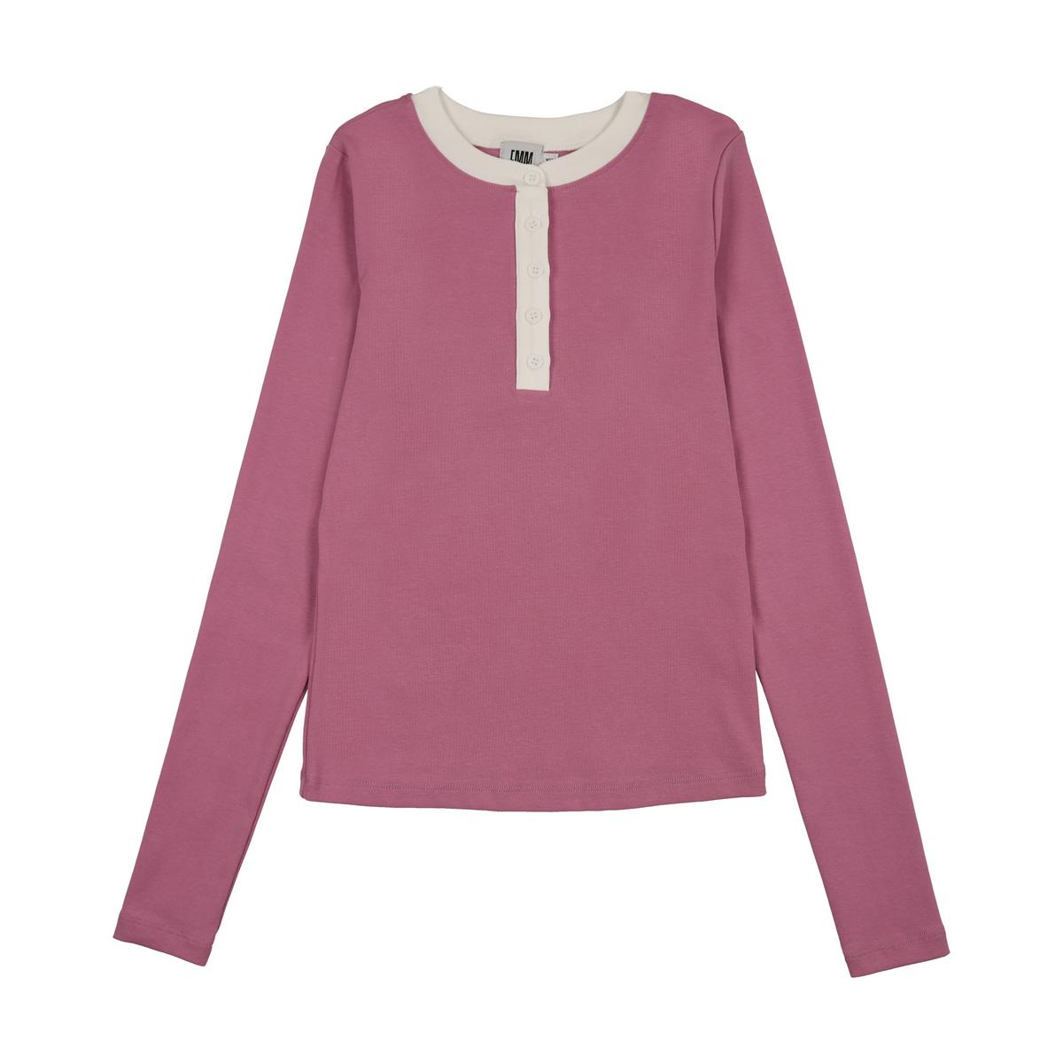 Pink Henley Tee