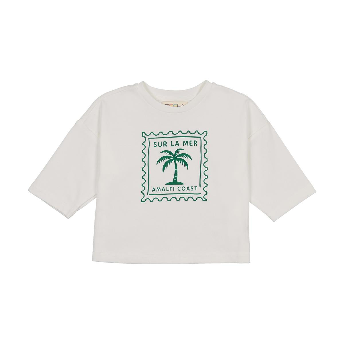 Green Seersucker Top