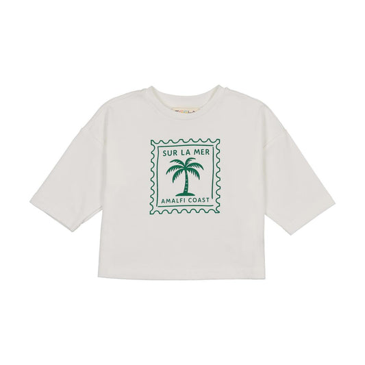 Green Seersucker Top