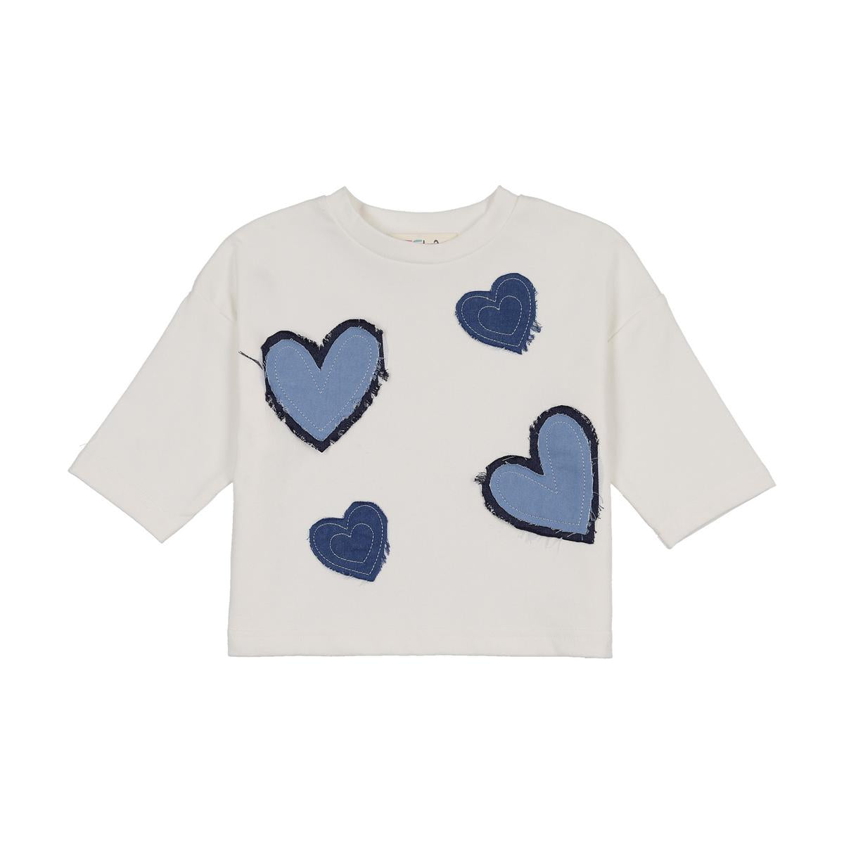 Hearts Denim Top