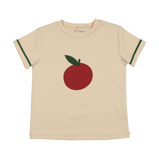 Beige Apples Boys Top