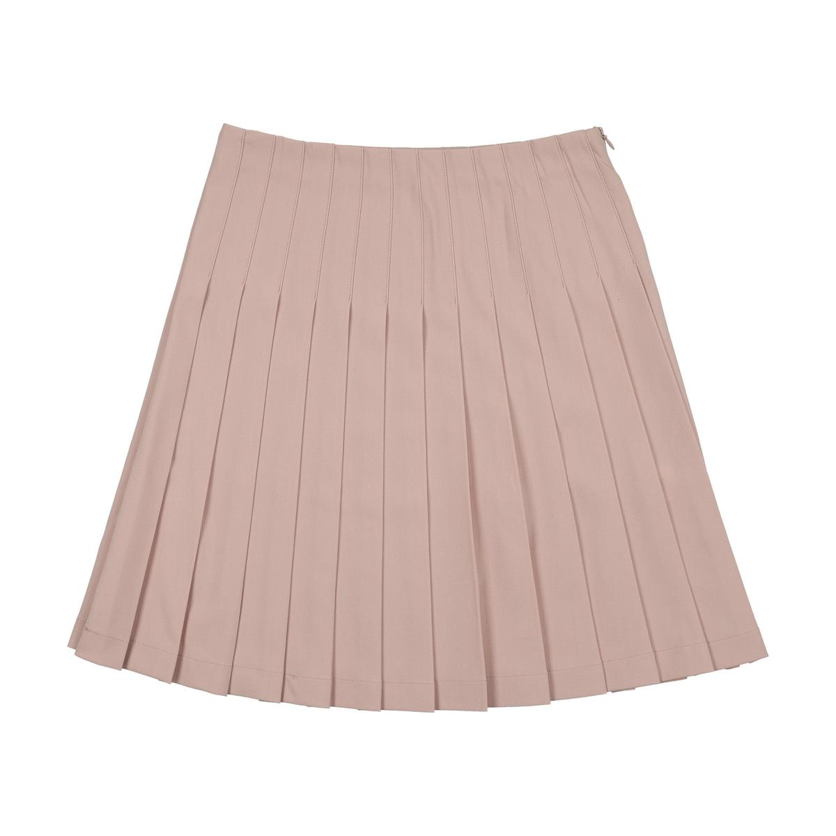 Light Pink Pleated Skirt