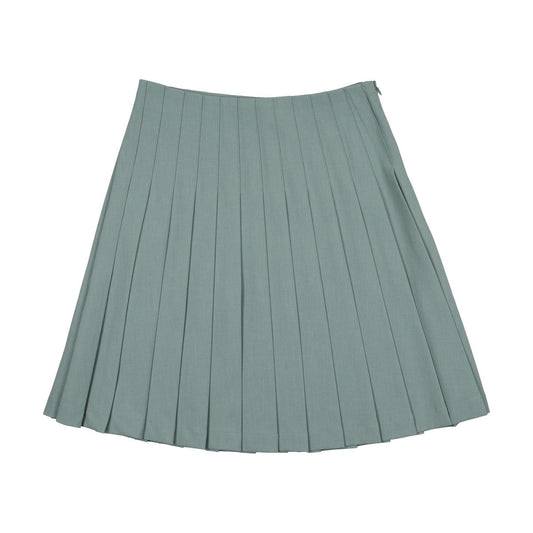 Seafoam Pleated Skirt