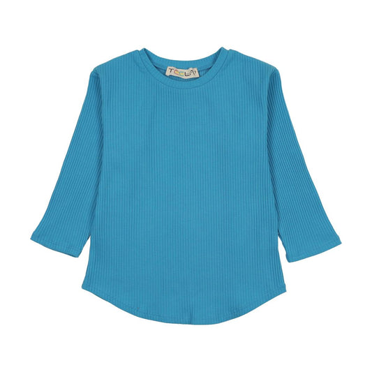 Cobalt Blue Ribbed Tee