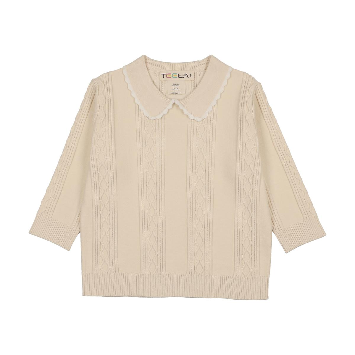 Beige Knit Top