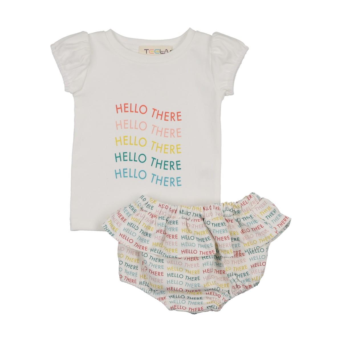 Multi Hello There Baby Girl Set