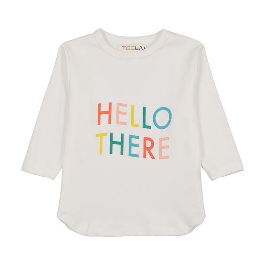 Multi Hello There Girls Top