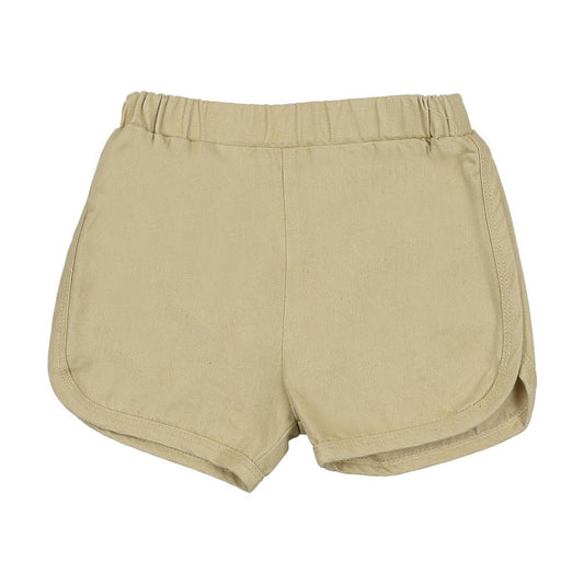 Yellow Twill Shorts