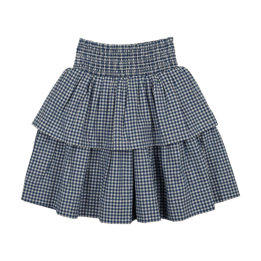 Blue Gingham Skirt
