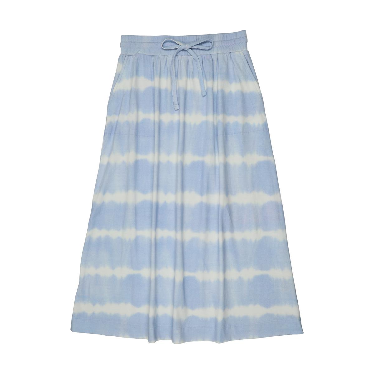 Blue Tie Dye Maxi Skirt