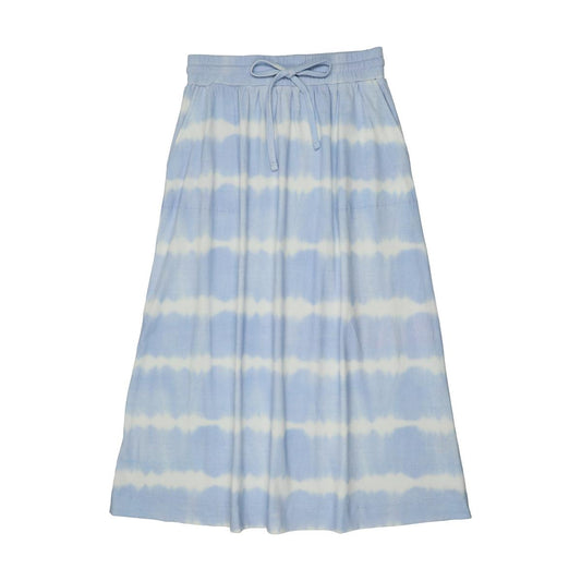 Blue Tie Dye Maxi Skirt