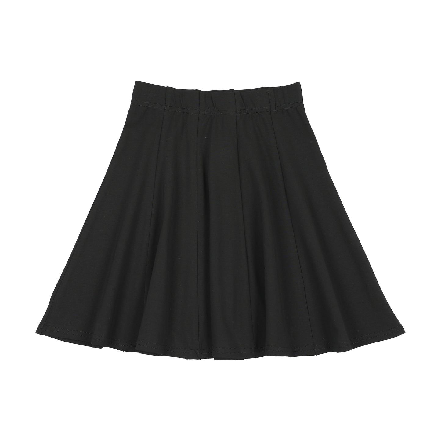 Black Pannel Skirt Knee Lenghts