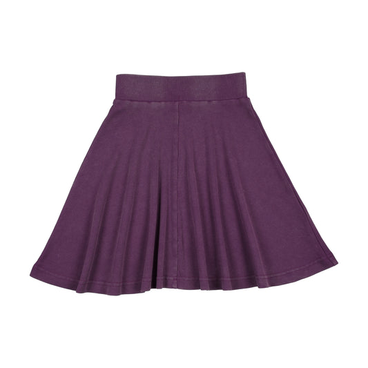 Purple Mineral Wash Skirt